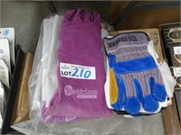 4 Weldclass Welding Gloves & 6 Pairs Work Gloves