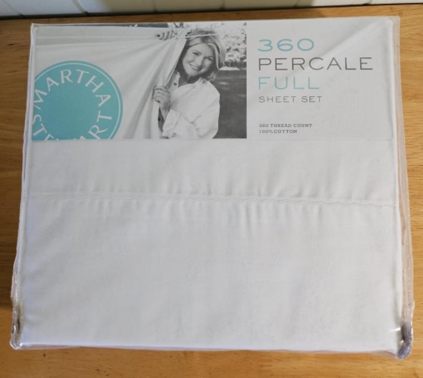 New Martha Stewart Full sheet set 360 count