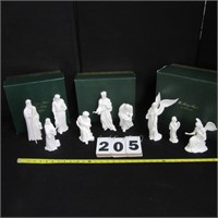 Group Lenox Nativity figures (three boxes).