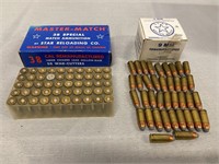 Police Training Ammo & Master Match 38 Special