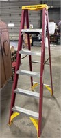 6ft Werner Fiberglass Folding Ladder.