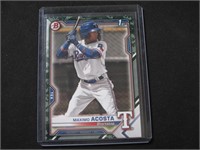 2021 BOWMAN MAXIMO ACOSTA CAMO 1ST RC