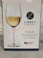 Libbey 4 Wine Glasses