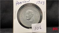 1963 Pearson token