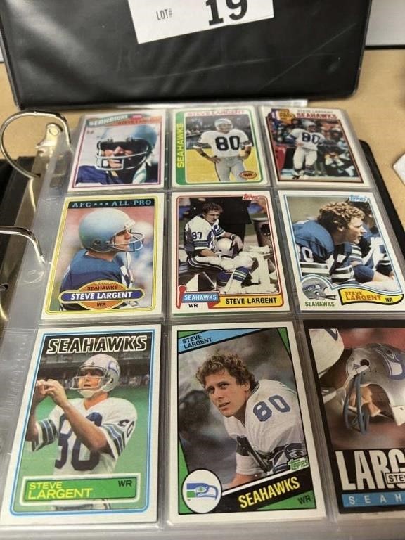 FOOTBALL CARDS COLLECTION IN BINDER