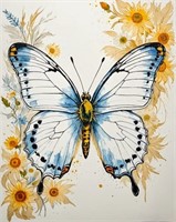 White Butterfly 1 LTD EDT Signed Van Gogh Limited