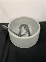Heated water animal bowl