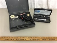 Soldering gun and socket set