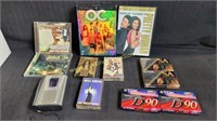 Mix Lot Of DVD Movies & Music Cassette Tapes