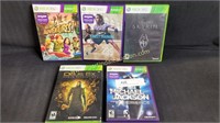 5) Xbox 360 & 360 Kinect Games - Not tested