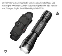ULTRAFIRE Tactical Flashlight with Holster