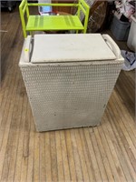 VINTAGE WICKER HAMPER