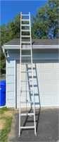 28 Ft Aluminum Ext. Ladder  Nice Shape