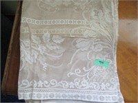 Job Lot lace linen table cloth 53x81 approx