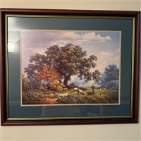Large Framed Picture by Windberg