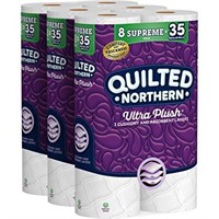 Quilted Northern Toilet Paper, 24 Supreme Rolls