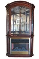 Corner Curio Fireplace Heater!