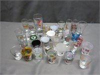 Huge Shot Glass Collection Vegas Hard Rock Jimmy