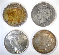 2-1922, 1922-S & 1922-D PEACE SILVER DOLLARS