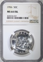 1956 FRANKLIN HALF DOLLAR NGC