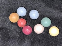Antique Ceramic Colored Marble Shooters