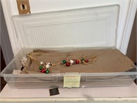 Flat Tote of Christmas Garlands