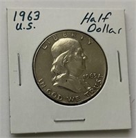 USA 1963 Half Dollar-Silver