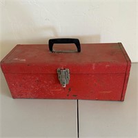 Vintage Kennedy Metal Toolbox, Contents Included