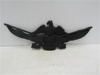 Cast Iron Eagle Wall Plaque 18"W