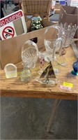 Cut Glass Baskets, Vases, No Dumping Frame, Misc.
