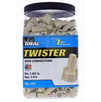 Ideal Twister Wire Connectors, Tan - Pack Of 250