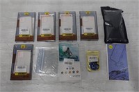 Lot of 10 Various Cell Phone Cases & Accessories
