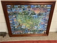 Framed Puzzle - U.S. Presidents 35" x 29"