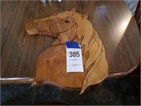 Wooden horse cut out