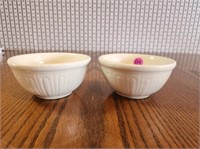 2 Crockware Bowls Small