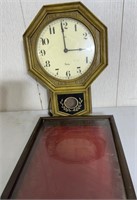 Shadow box and RobertShaw clock
