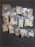 Large Group of Pearl Beads for Jewelry Making