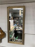 Framed Mirror - 14 X 30