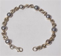 Hearts Bracelet Sterling Silver Bracelet VTG