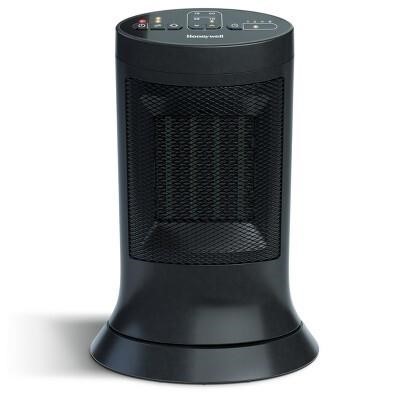 Honeywell Ceramic Tower Heater Black  Compact