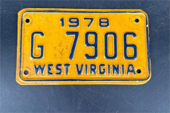 WEST VIRGINIA LICENSE PLATES TOYS BLOW MOLDS AND MORE
