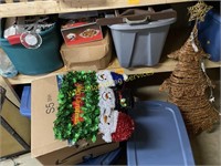 Shelf Contents - Christmas Decor
