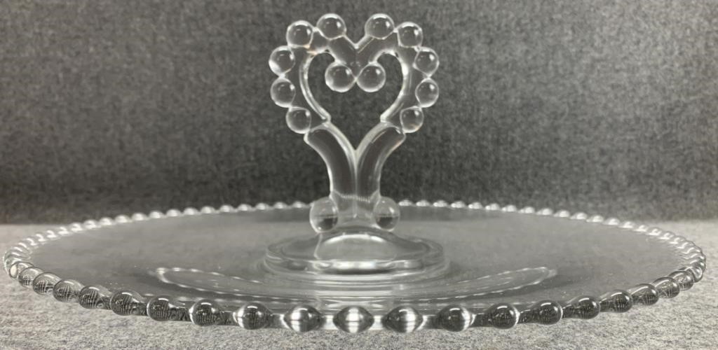 Imperial Candlewick Glass Serving Tray