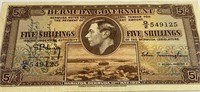Currency Bermuda Five Shillings