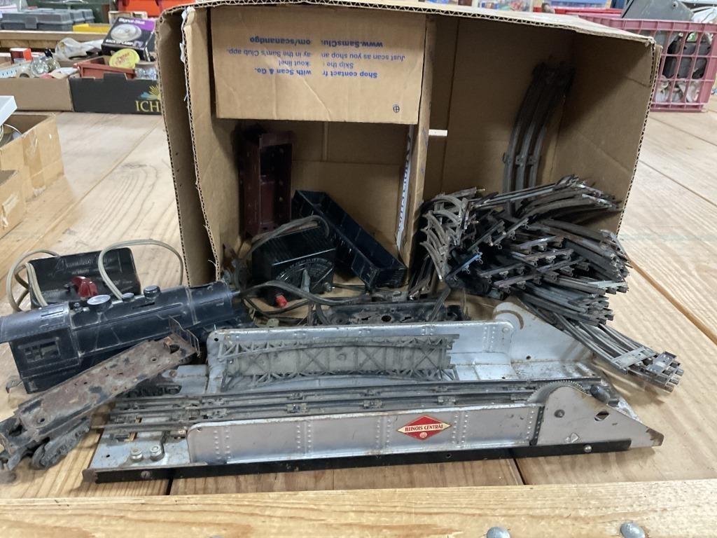 Vintage Lionel O Scale Train Set for Parts