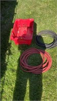 Air hose and crate