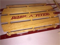 RADIO FLYER LITTLE WOOD SLED w ORIG. BOX!