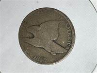 1858 Flying Eagle One Cent Coin