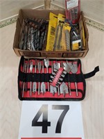 drill bits, misc, some craftsman