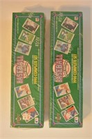 (2) 1990 Upper Deck Baseball Complete Factory Sets